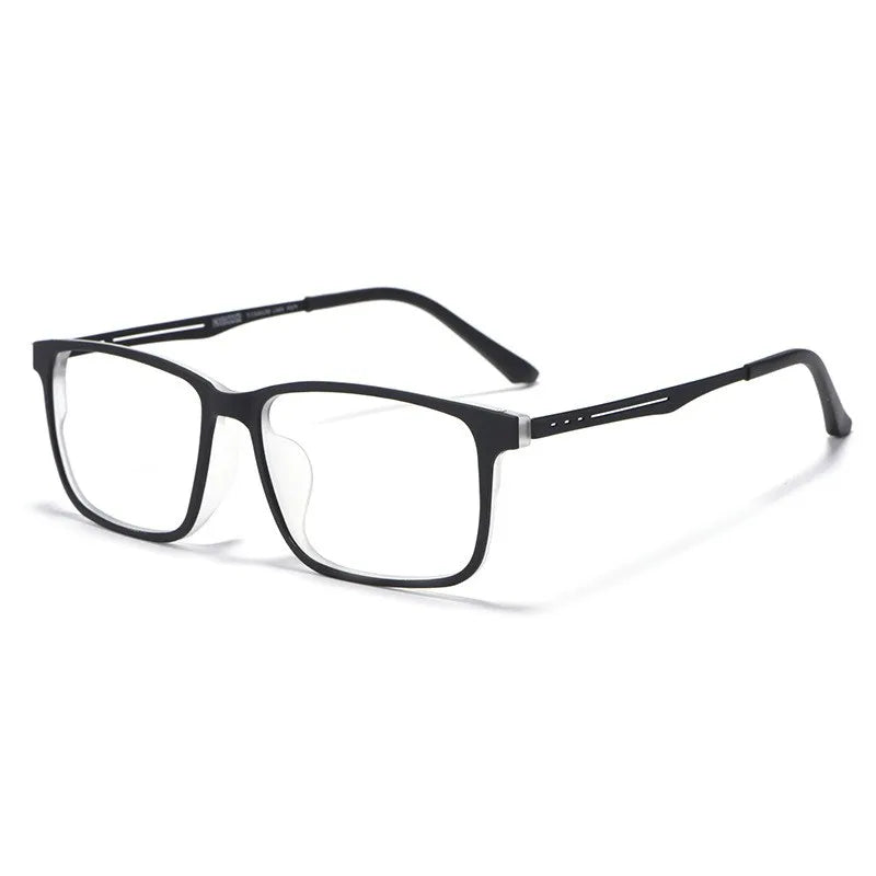 Gmei Optical Pure Titanium Glasses Frame For Myopia Glasses Men Light And Comfortable Full Rim Large Size Spectacles Frames 8838