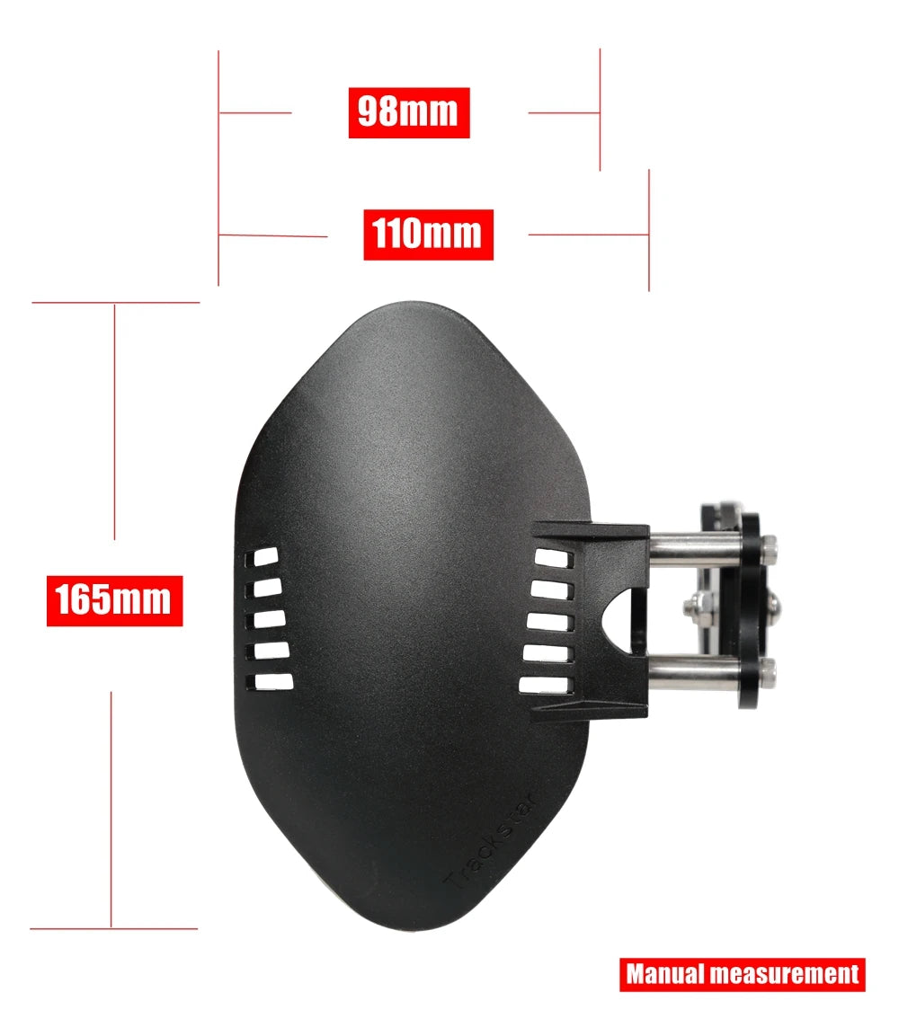 Upgraded Fender With Carbon Fiber Bracket for ZERO 10X Kaabo Mantis 10 Dualtron Electric Scooter Mudguard Wheel Cover 11 10 Inch