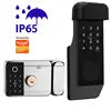 Waterproof Double Sides Rim Lock Tuya Wifi App RFID Digital Smart Fingerprint Door Lock for Outdoor Gate Front Door