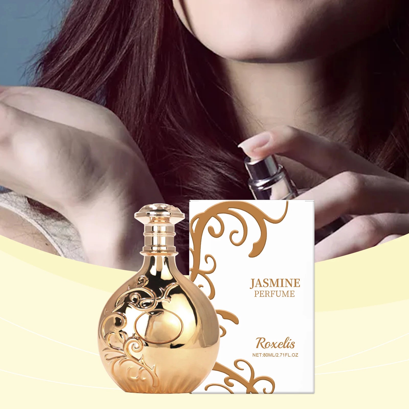 Jasmine Perfume Women - Eau De Toilette Layered Fragrance Long Lasting Elegant Scent 80ml