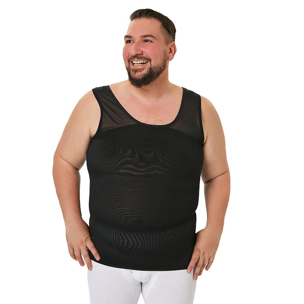 WSBX03  High Quality Original Man Chest Bra Mesh Compression Shirts to Hide Moobs and Gynaecomastia