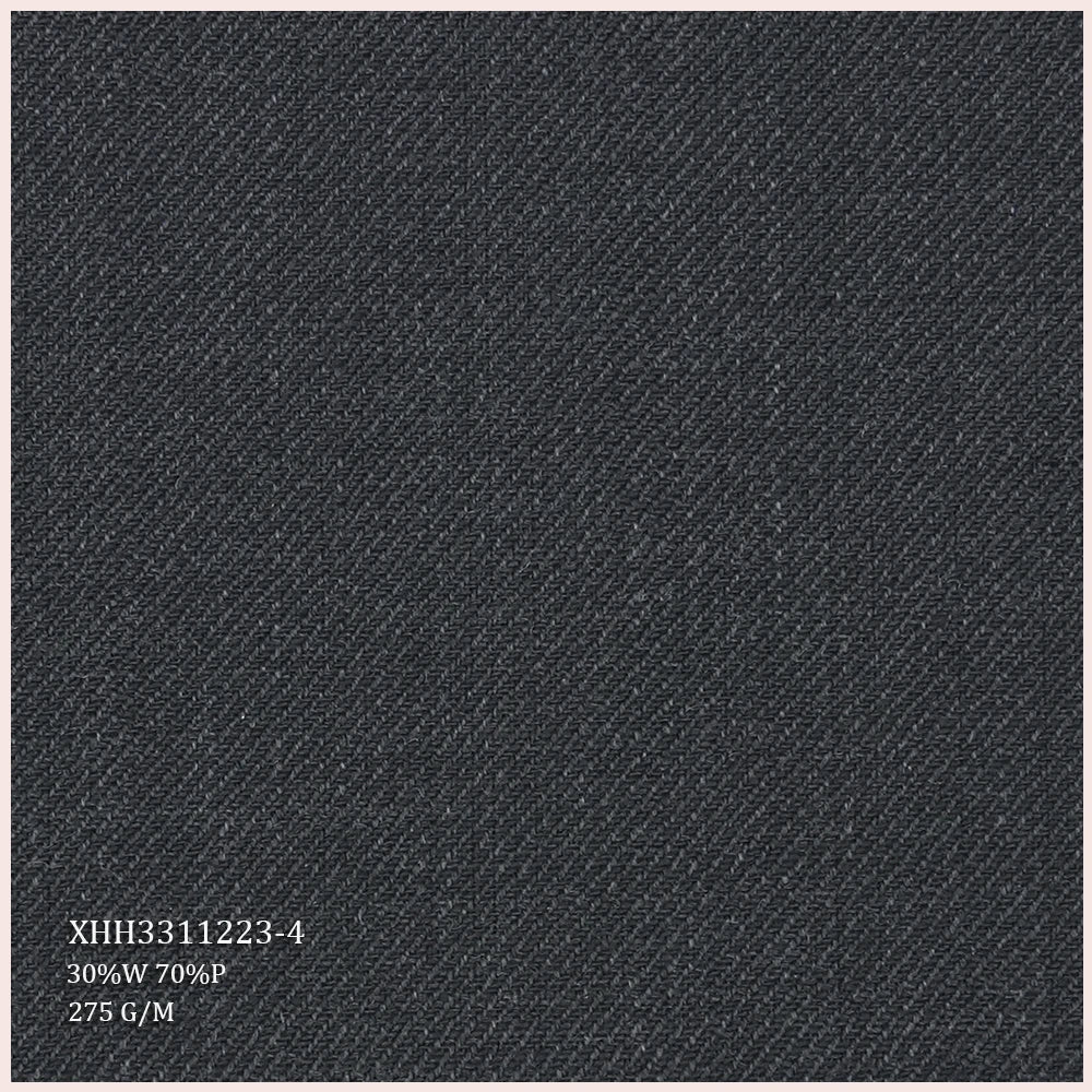 Premium Quality 30% Wool 70% Polyester Organic Eco-Friendly Italian Suiting Twill Fabric 70%P Worsted Merino Wool Men's Jackets