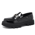 Slip-on Comfortable Official Business Men Genuine Leather Upper Autumn Wedding Shoes Outdoor Platform Loafers Casual Anti-Slip