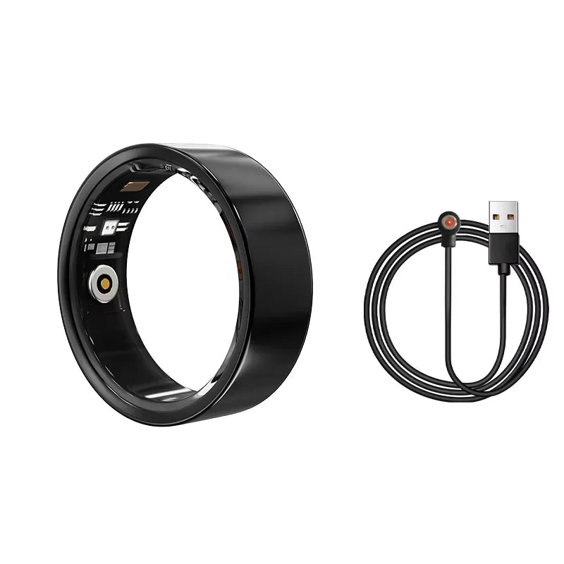 Stainless Steel Heart Rate Detection High Quality Smart Rings Android for Men