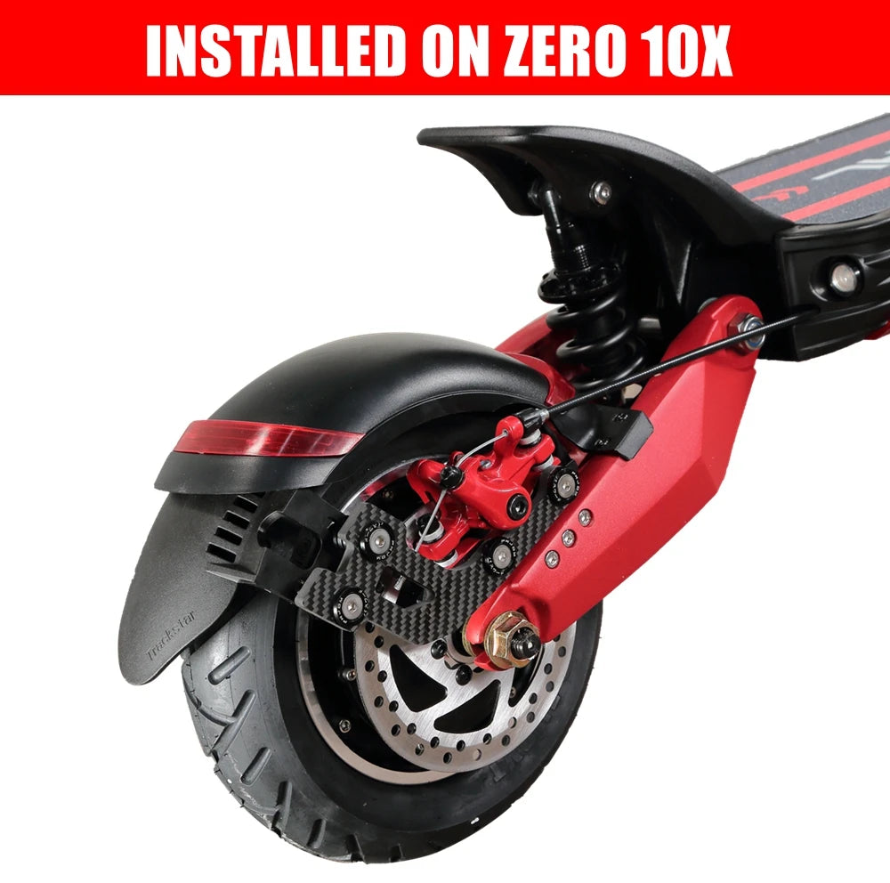 Upgraded Fender With Carbon Fiber Bracket for ZERO 10X Kaabo Mantis 10 Dualtron Electric Scooter Mudguard Wheel Cover 11 10 Inch