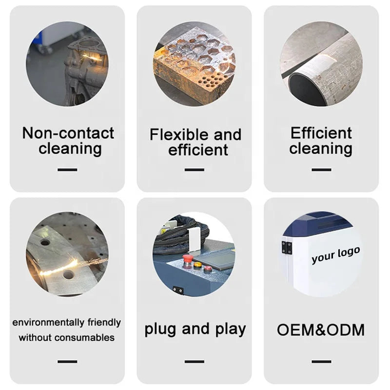 US EU Stock High Precision CW Laser Cleaner for Aerospace Components | Oxide Removal & Surface Preparation