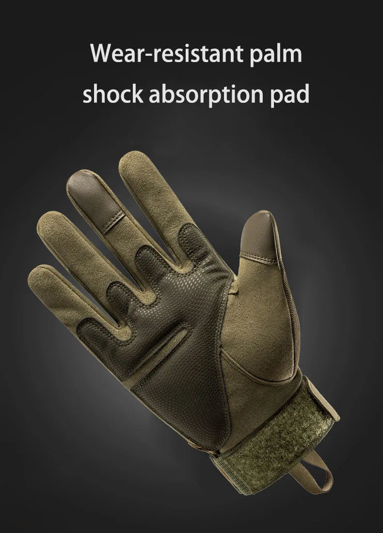Outdoor sport Hunting Full Finger Walking Gloves Mountaineering Gloves Touch Design Fitness Protection Sports Motorcycle Gloves