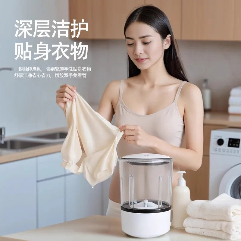 Mini Portable Wireless Top Loading Washing Machine for RV Use Small Capacity All-In-One Washer/Dryer with Digital Display