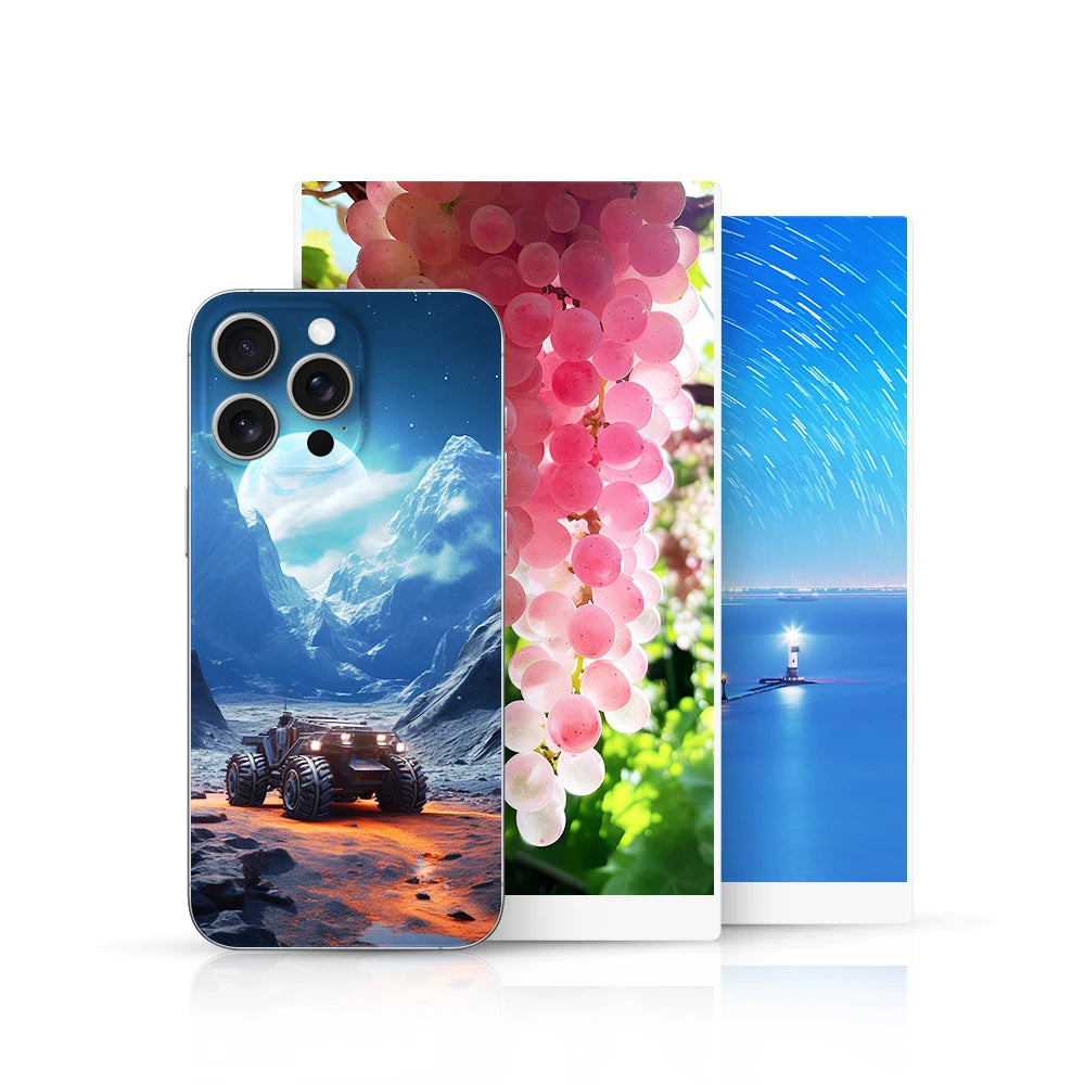 195*100 MM DIY Mobile Phone Skin Printing Paper for Smartphone Back Sticker Film Printer