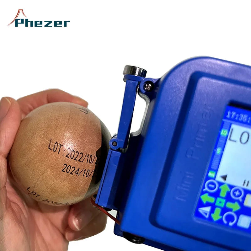 Mini Portable Hand Jet Inject Expire Date Printing Machine Inkjet Printer for Cosmetic Plastic Glass Bottles