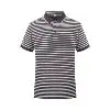 2024 Men's Trend Striped Printed Pullover Polo Shirts Stripe Polo Knit Sweater 200g Polo Sublime