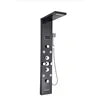 Modern OEM ODM DIY Customized Wall Mounted Bathroom Shower Faucet Mixer Tap Stainless Steel SPA Back Jet Massage Shower Panel