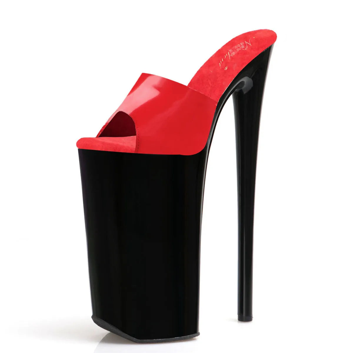 Transvestite Walking Stage 23cm Nightclub 9 Inch Open Toe Stripper Pole Dance Shoes PlusSexy Fetish Dress Queen Stiletto Heels