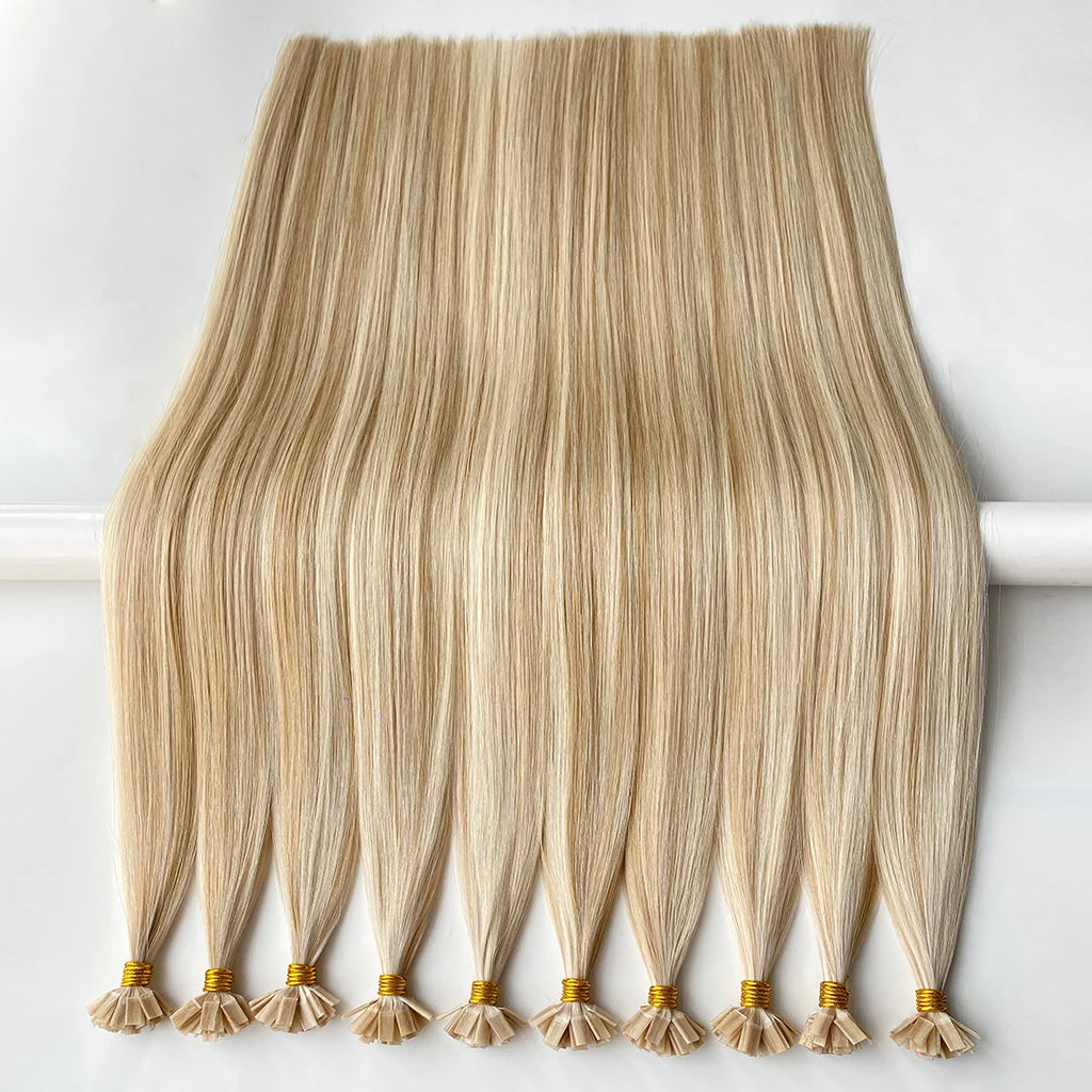 2026 Haiyi Straight K Tip Hair Prebonded Raw Cuticle Aligned Human Hair Extension K Tip Hair