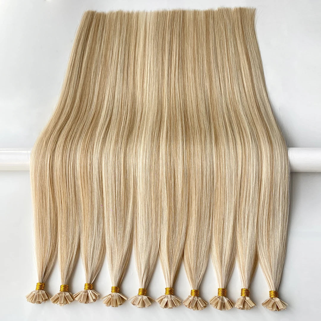 2026 Haiyi Straight K Tip Hair Prebonded Raw Cuticle Aligned Human Hair Extension K Tip Hair