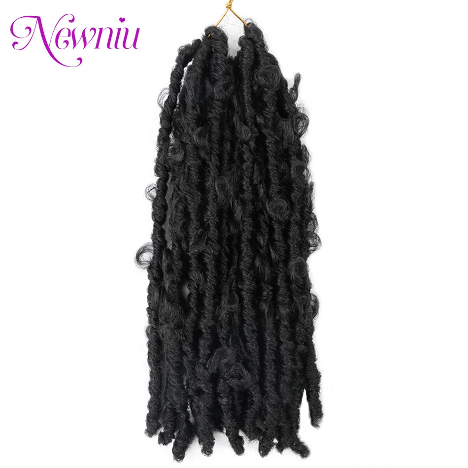 Butterfly Locs Crochet Braids Hair Synthetic Dreadlocks meche Faux Locs Crochet Hair Extensions for women braiding hair