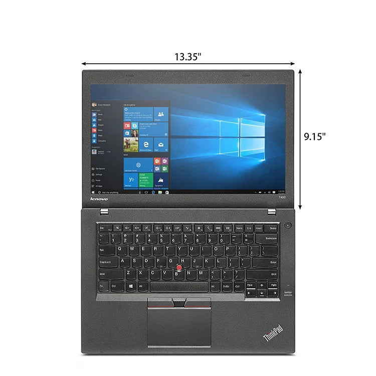 95% New Laptop T450 I5-5th 8GB 256 SSD Computer Hardware Coordinator Portable Occasion