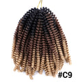 Ombre Spring Twist Braiding Hair Synthetic Crochet Braids Passion Twist Pre-Twist Crochet Hair Extensions Jamaica Bounce Twist