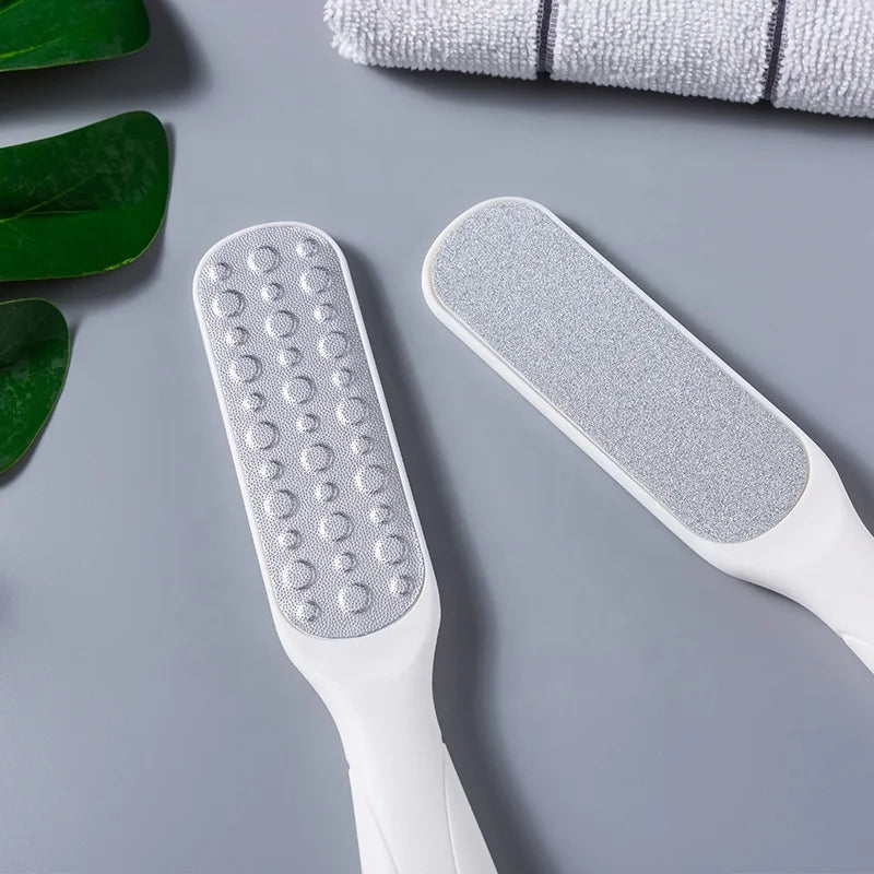 Double Sided Colossal Pedicure Tools Metal Surface Foot Scrubber Stainless Steel Foot RASP Dead Skin Exfoliator for Feet