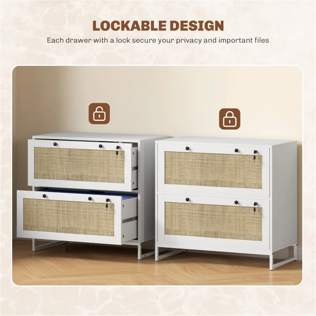 File Cabinet Storage Cabinet White