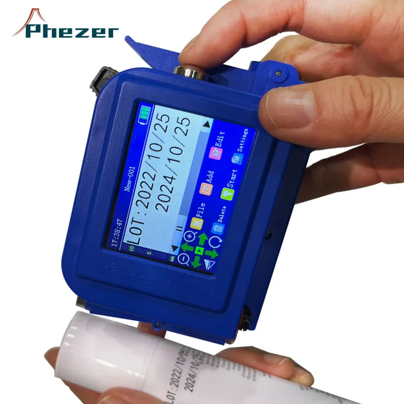 MINI XP600 Leather Bottle Cap Inkjet Printer Multi-function Printing QR Code Production Date Barcode Handheld Portable
