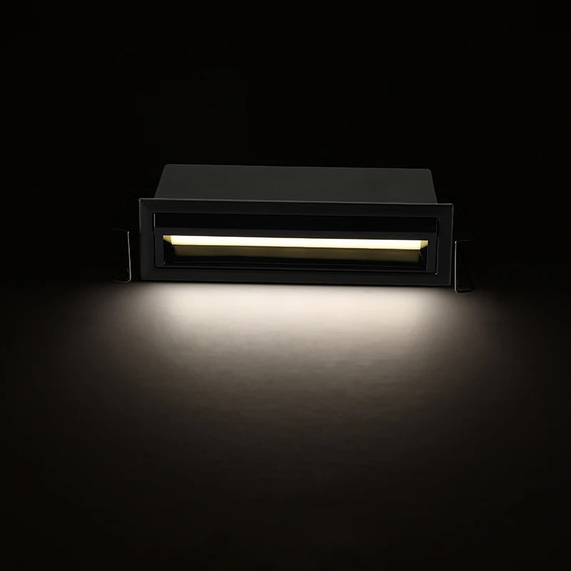 10W 20W 30W Modern Embedded Wall Washer LED Grille Lamp Remote Control Museum Showcase Ceiling Light Cob Anti-Glare Spotlight