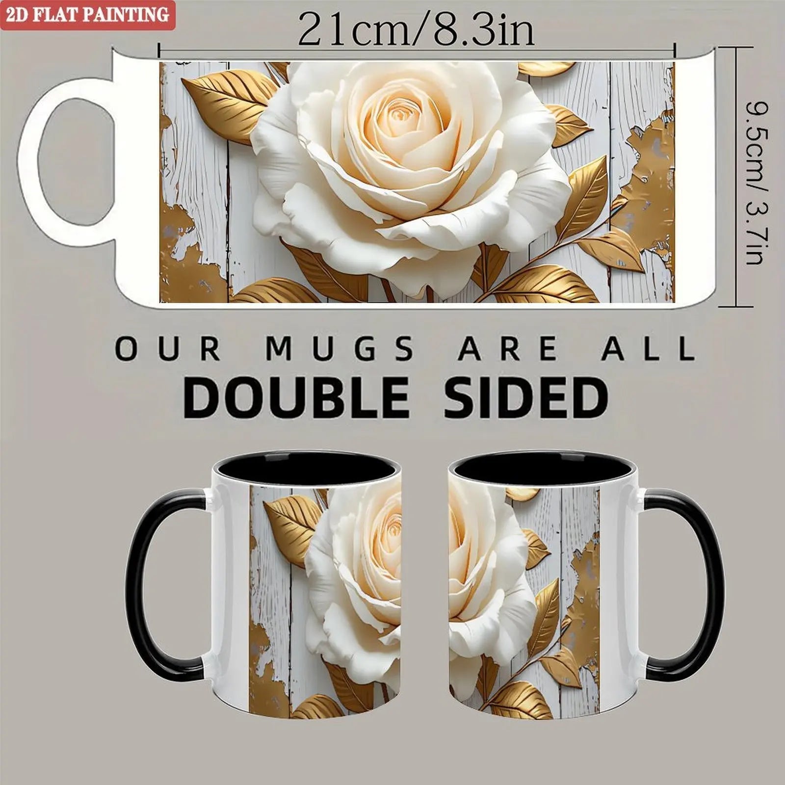 11oz Ceramic Coffee Mug Custom Print Design