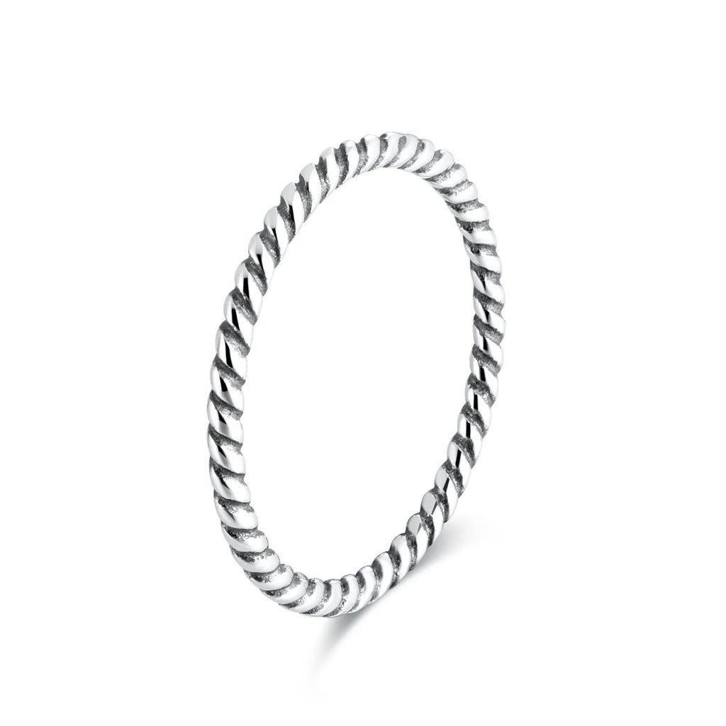 3pcs Fine Rings 925 Sterling Silver 1.2mm Stacking Midi Thin Rings Thumb Pinky Stack Knuckle Rings for Women Band Ring Gift 7.75