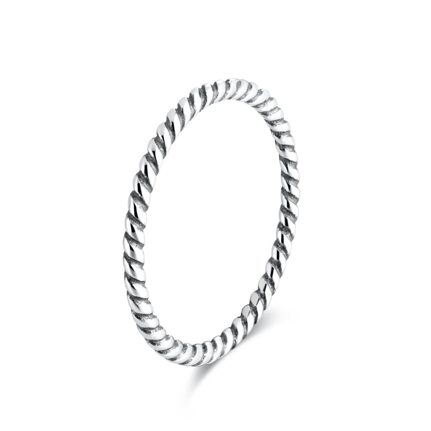3pcs Fine Rings 925 Sterling Silver 1.2mm Stacking Midi Thin Rings Thumb Pinky Stack Knuckle Rings for Women Band Ring Gift 7.75
