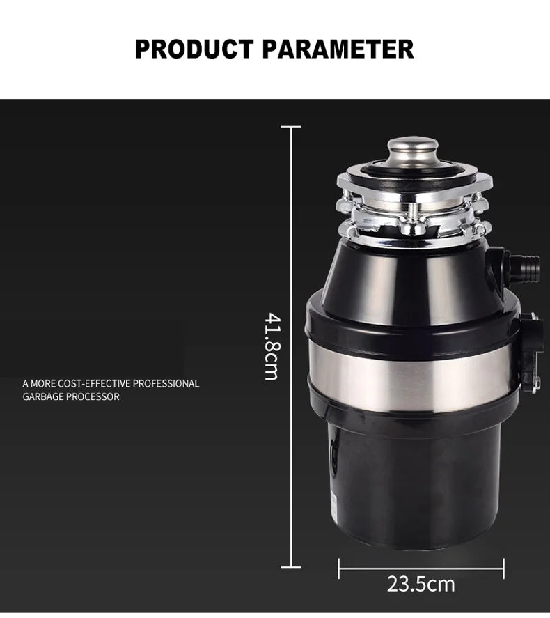 Garbage disposer kitchen sewer Chopper Food Waste Disposer Food Garbage Processor Household Shredder Domestic Waste Disposer