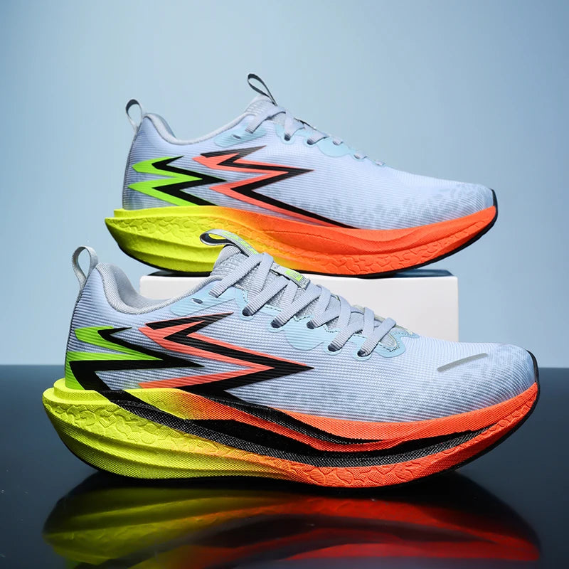 2026 NEW LEAO Men's High Quality Customizable Comfortable Running Shoes Fashion Orange Sports Shoes for Summer & Spring