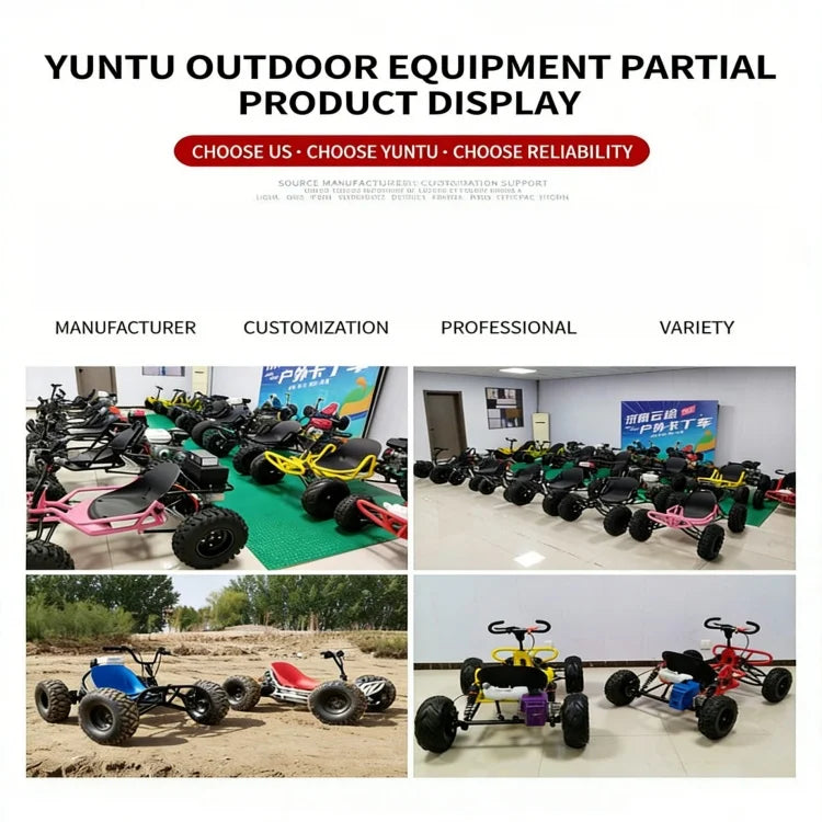 Professional Racing Go Kart Go Kart Todo Terreno Aerodynamic Body for Racing and Off-Road