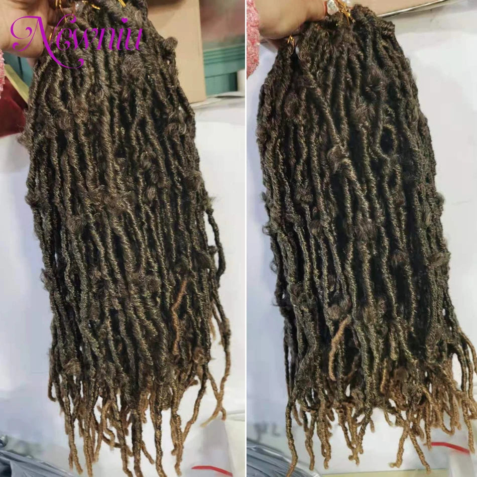 Butterfly Locs Crochet Braids Hair Synthetic Dreadlocks meche Faux Locs Crochet Hair Extensions for women braiding hair