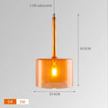 Modern Glass Pendant Lights - Minimalist Hanging Lamps for Dining Room, Bar, Bedroom & Bathroom Ceiling Lighting