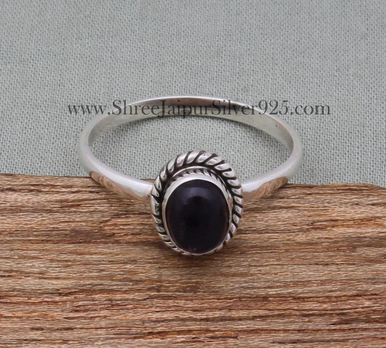 Women's Middle Finger Agate Oval Cut Gemstone Wedding Ring Vintage Boho Style Sterling Silver Party Cute Unique Design Handmade