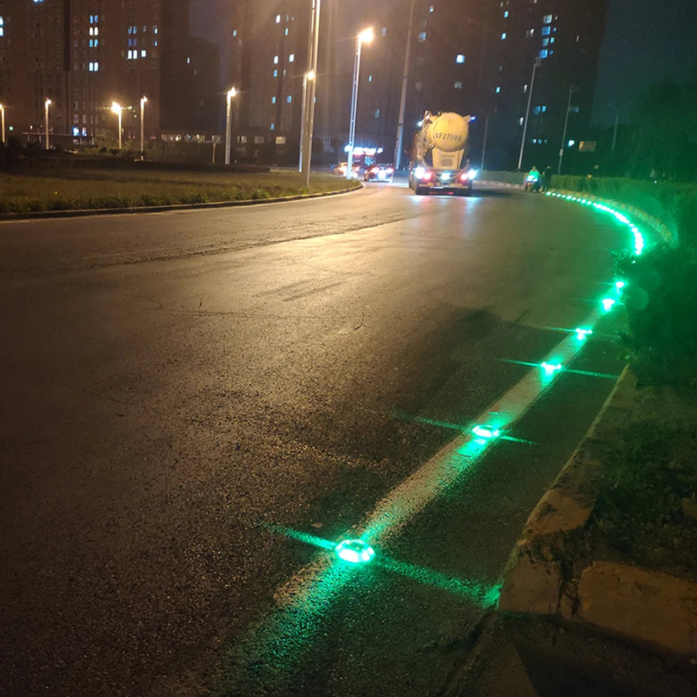 IP65 Solar Deck Lights Driveway Dock LED Light Outdoor Waterproof Road Stud for Step Sidewalk Stair Garden Pathway Yard