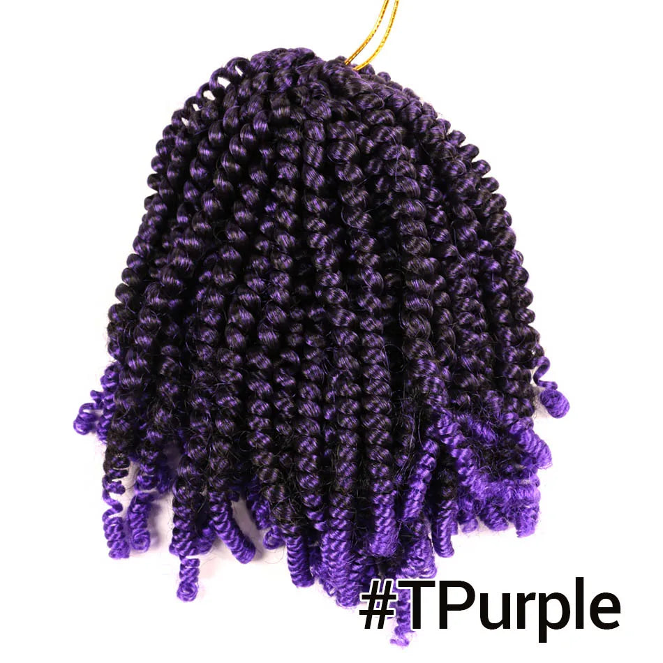 Ombre Spring Twist Braiding Hair Synthetic Crochet Braids Passion Twist Pre-Twist Crochet Hair Extensions Jamaica Bounce Twist