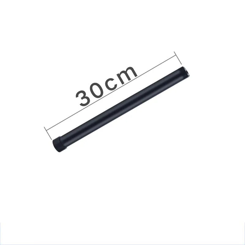 Shower Extender Gray Black Shower Extension Rod Shower Bracket 30\40\50 cm Shower Extension Rod Riser Tube Bathroom Accessories
