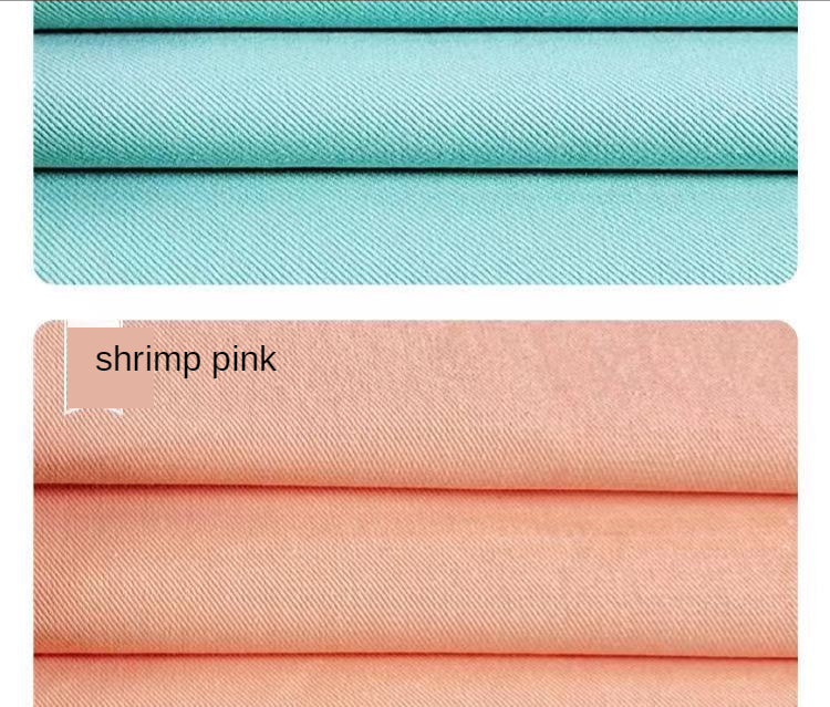 Denim Fabric By The Meter for Sewing Jeans Clothing Coats Dresses Thickened Colored Twill Cotton Handmade Cloth Plain Black Blue