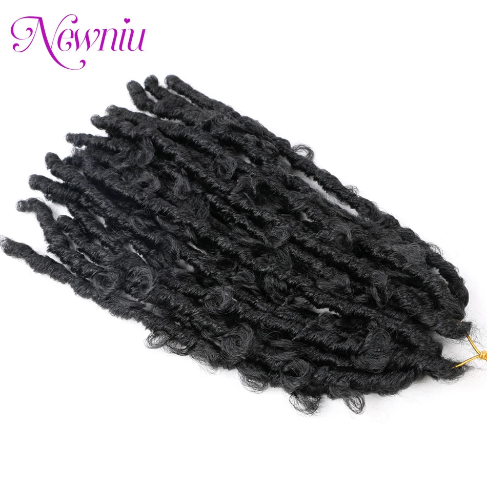 Butterfly Locs Crochet Braids Hair Synthetic Dreadlocks meche Faux Locs Crochet Hair Extensions for women braiding hair