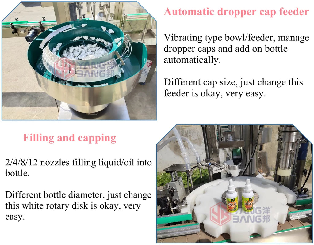 10ml 20 ml 30ml 60ml Automatic Bottled Essential Oil Filling Machine Perfume Filler Glass Dropper Bottle Filling Machine Line