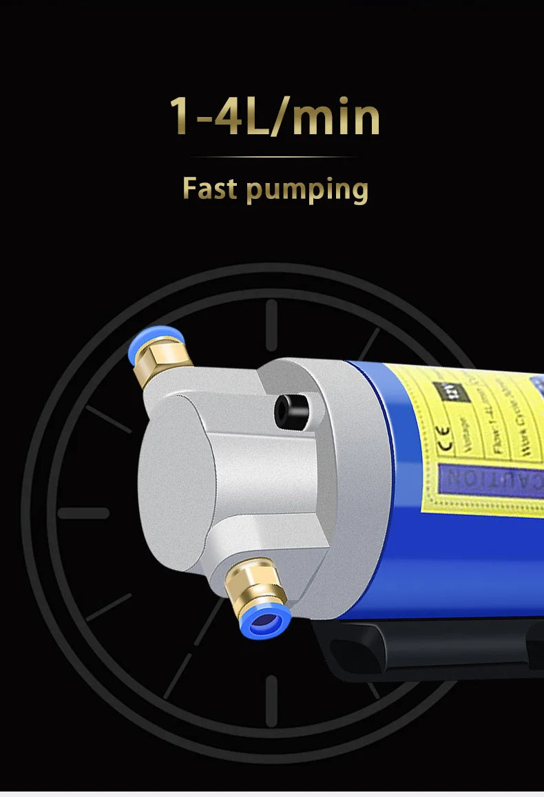 Oil Diesel Extractor Pump 12V-24V Electric Scavenge Suction Transfer Change Pump with Tubes 100W 4L for Car Boat Motorcycle