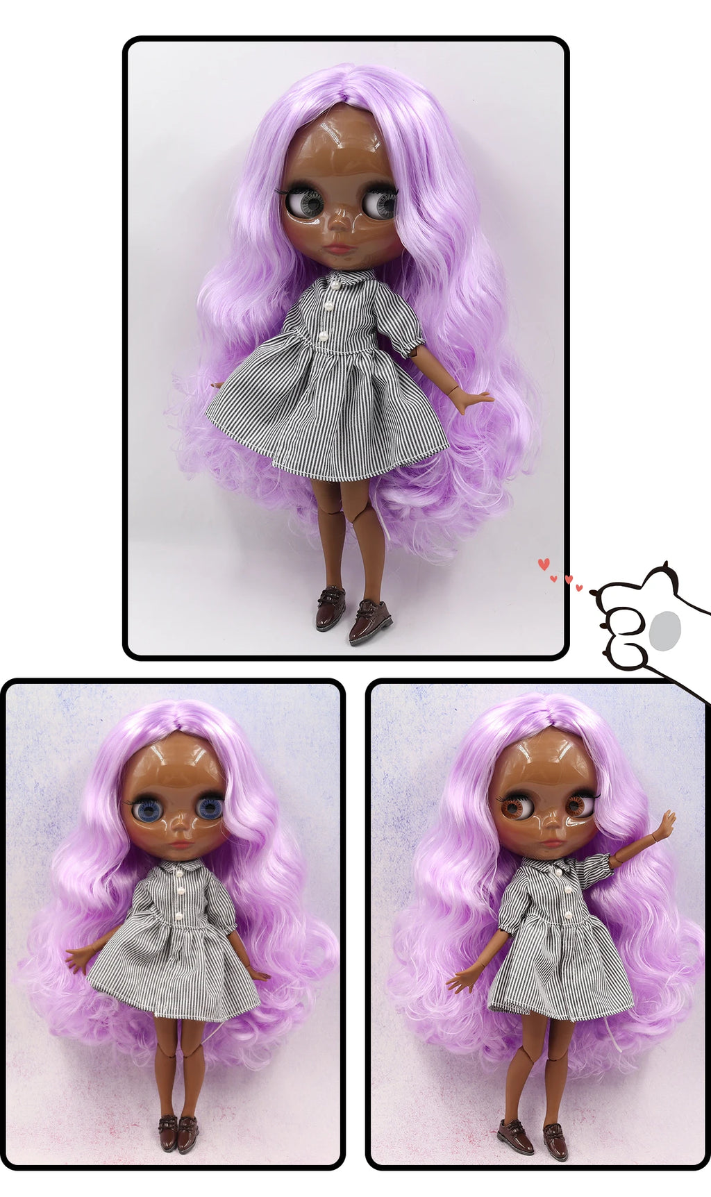 ICY DBS Blyth Doll 1/6 BJD Toy Joint Body Special Offer Lower Price DIY Girls Gift 30cm Anime Doll Random Eyes Colors