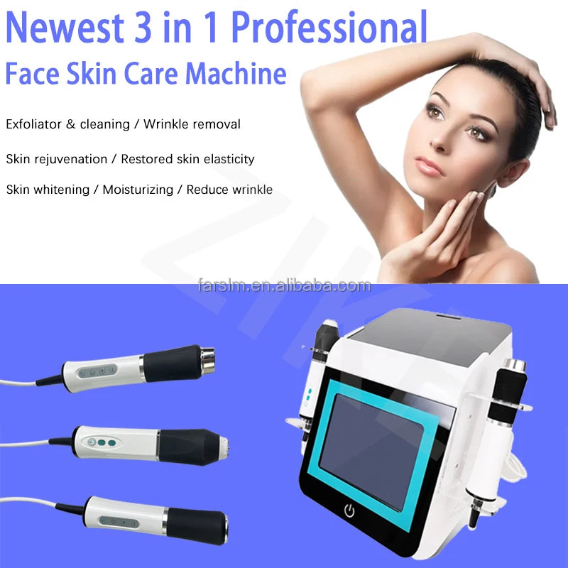Portable 3 in 1 Co2 Bubble Facial Magic Oxygen Machine Spa Facial Oxygen Moisturizing Co2 Bubble Oxygen Bubble Machine