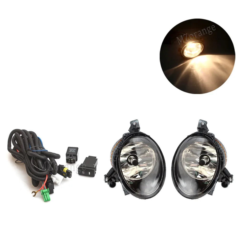 Fog Lights for VW Jetta 6 A6 MK6 2011 2012 2013 2014 LED Front Bumper Light Cover Grill Bezel Halogen Lamp Headlight Fog lamps