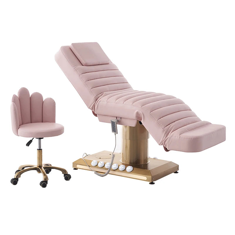 HICOMED Factory Supplier Luxury 3 Motor Electric Beauty Massage Bed for Eyelash Extensions Facials and Waxing Beauty Bed
