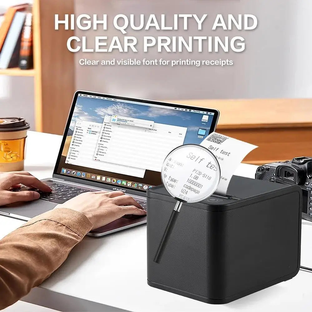 For XP-80T 80mm Direct Thermal Mini Receipt Printer for Mobile POS Systems USB Interface in Stock
