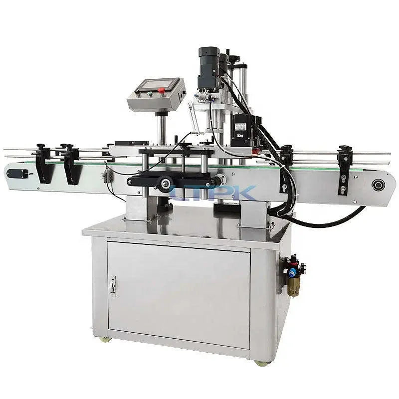 LT-SC440 Automatic Pneumatic Close PET Plastic Water Bottle Screw Plastic Perfume Jar Filling and Capping Sealing Machine