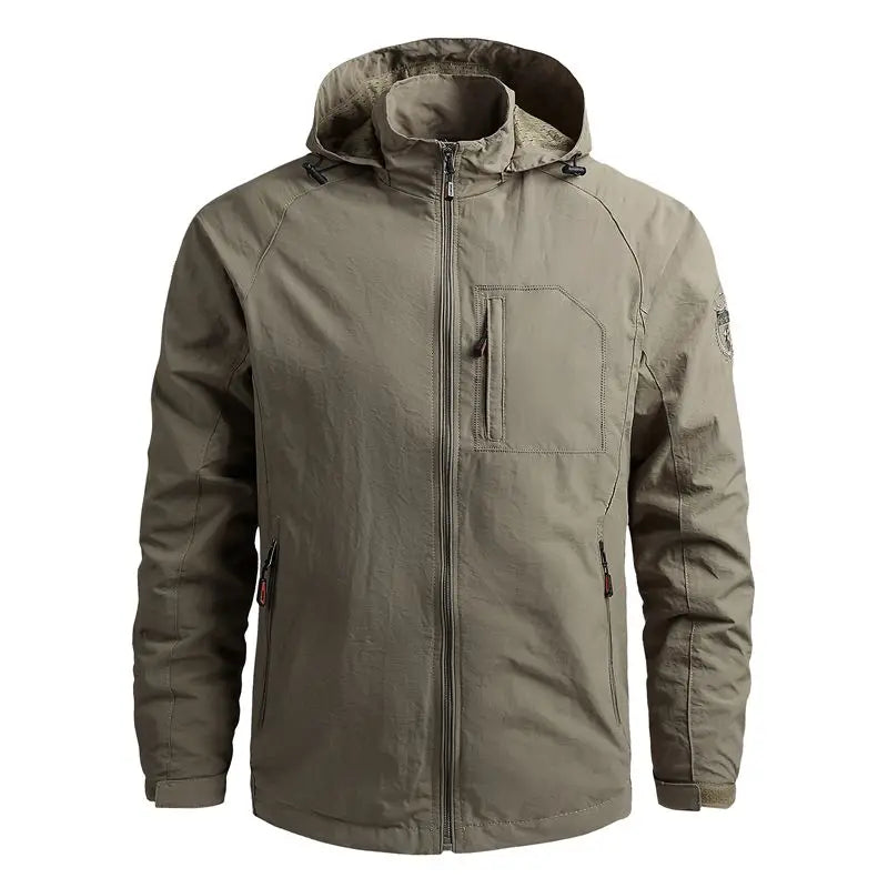 Jackets Coat Men Hooded Waterproof Windbreaker Autumn Casual Outdoor Hiking Jacket Tactics Military Winter Jackets Lightweight
