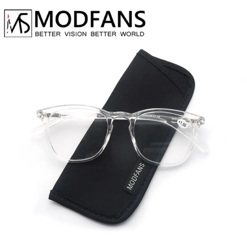 MODFANSR Reading Glasses Women Colorful Frame Readers Ladies Lightweight Flexible Spring Hinge Presbyopic Eyeglasses